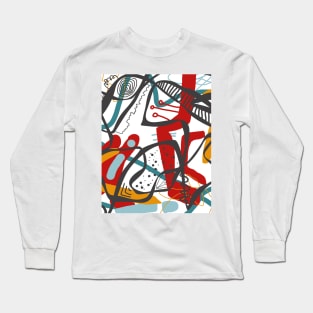 Beautiful unique colourful abstract design Long Sleeve T-Shirt